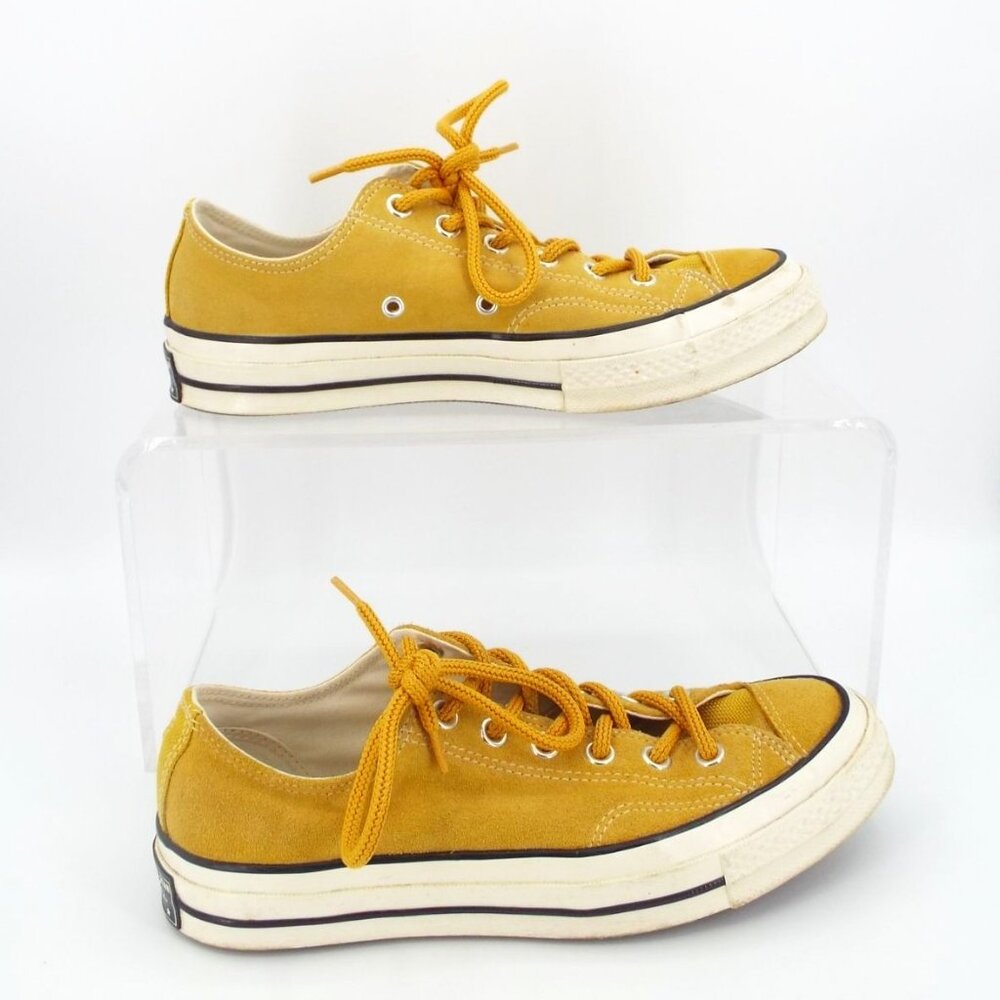Converse Chuck Taylor All Star Men's Mustard Suede Low Top Sneakers Size 6.5